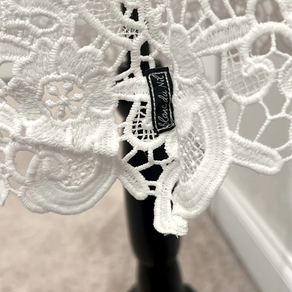 NWOT blanc du Nil Lace Dress - Picture 3 of 8